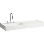 Laufen Kartell - Умивалник 120x46 см, с 3 отвора за смесител, SaphirKeramik, с LCC, бял H8133324001581 (H8133324001581)