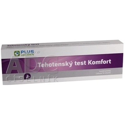 Plus Lékárna Komfort těhotenský test 2 ks
