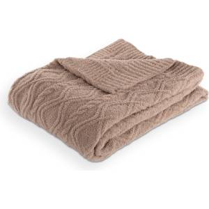 Tiseco Home Studio Кафяво одеяло от микроплюш 130x170 cm Aspen - Tiseco Home Studio (3693MOCHA)