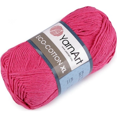 Pletací příze Eco - cotton XL 200 g Varianta: 12 (775) růžová pink, Balení: 1 ks 47156/108465/235635