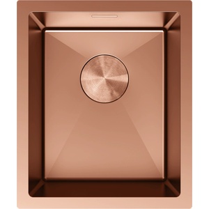 Mexen Trixo стоманена мивка 1-камерна 370 x 440 мм, мед - 6412371000-65 (6412371000-65) Мивка за вграждане