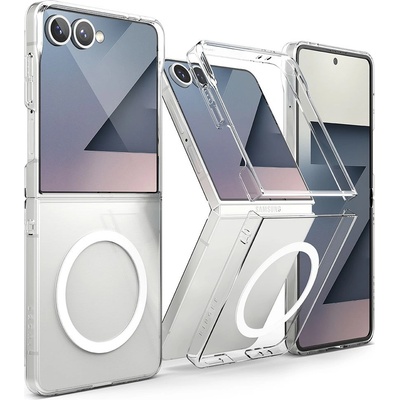 Ringke slim magnetic magsafe galaxy z flip 7 clear (8800293855828)