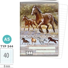 ARGUS Sešit A5 TYP 544 Wild horses