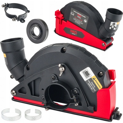 POWERMAT Protiprachový kryt na brusku 125mm RTOSK0021