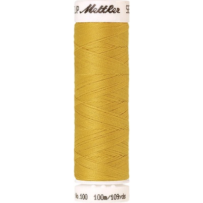 Nitě SERALON 100m na univerzální šití, polyester AMANN Mettler - více barev 6677: 0115 žlutá