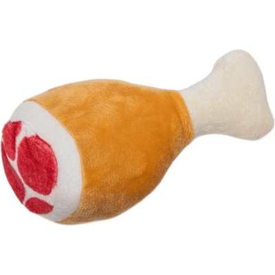 Karlie-Flamingo Hračka pes Kuřecí stehno pískací 14 cm plyš
