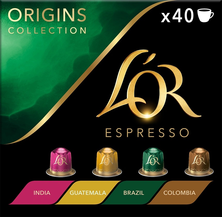 L'OR Espresso Origins микс 40 капсули за Nespresso®