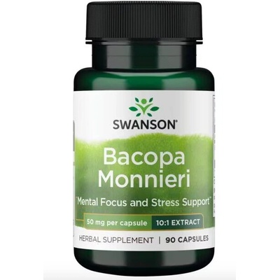 Swanson Bakopa Drobnolistá Bacopa Monniera 50 mg 90 kapsúl