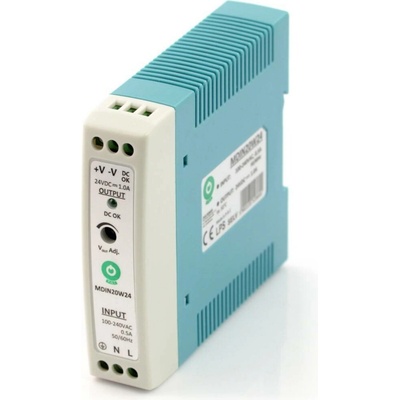 OEM napájecí adaptér MDIN20W24 24V 1A 20W