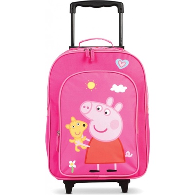 Fabrizio Dětský kufr Prasátko Peppa 20680-2200 růžová 17 L