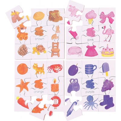 Bigjigs didaktická Puzzle barvy