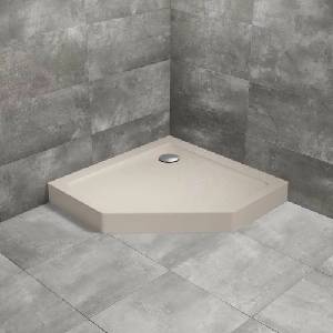 Radaway Петоъгълно душ корито Radaway Doros PT Compact Stone 100x100 см акрил кашмир (SDRPT1010-05-84S)