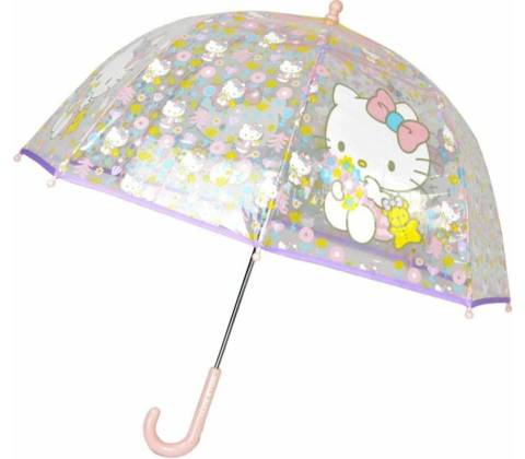 Hello Kitty transparentný dáždnik