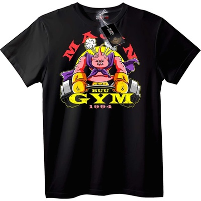 NOONEBRAND Тениска Buu Фитнес 1994 - 5XL, Black