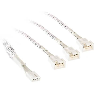 Kolink Кабел Kolink PWM 1-3 Сплитер - 35 cm, оплетен, Бял (ZUAD-1632)