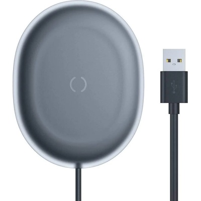 Baseus Jelly Wireless Charger (WXGD-01) - поставка (пад) за безжично зареждане с технология за бързо зареждане (15W) за Qi съвместими устройства (черен)