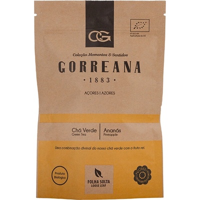Gorreana zelený azorský čaj s ananasem 80 g