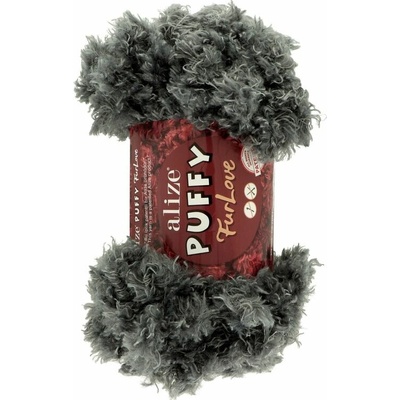 Alize Puffy Furlove 87 sivá