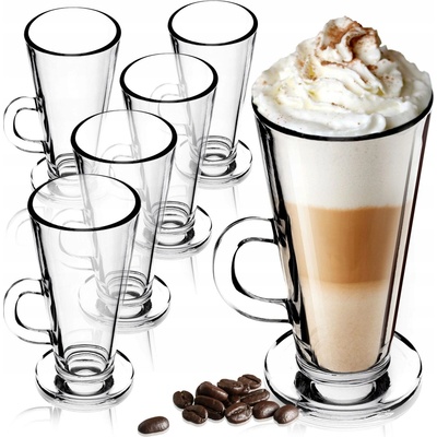 Kadax Sklenice na latte 6 x 260 ml