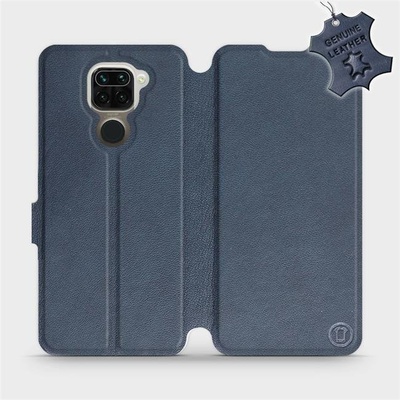 Pouzdro Mobiwear Luxusní flip Xiaomi Redmi Note 9 kožené Modré