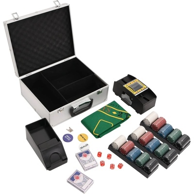 vidaXL Комплект чипове за покер 300 бр 4 г (80410)