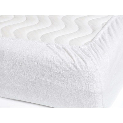 Dreamy Linens Plachta froté nepriepustná biela 70x140