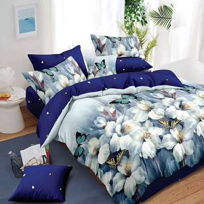 EmonaMall Двулицево спално бельо EmonaMall, 6 части - Модел S18742 (S18742-12000d)