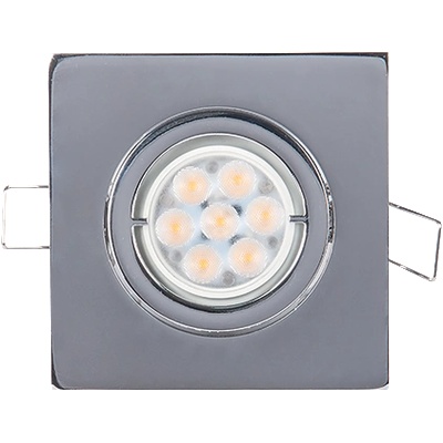 ELMARK Led МЕТАЛНА КВАДРАТНА ЛУНА high power 6w 4000-4300 (92s106wh/sn)