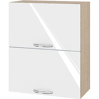 Image 1 of ИРИМ Горен кухненски шкаф Сити МФ-Бяло гланц-05-11 60 см