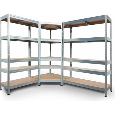AR Shelving Rohový regál Rivet (180x180x210x45 cm) (100396453)