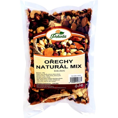 Velkoobchod Pohoda Ořechy natural mix 500 g