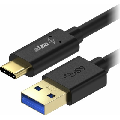 AlzaPower APW-CBTC0040B Core USB-A to USB-C 3.2 Gen 1 5Gbp, 0.5m, černý