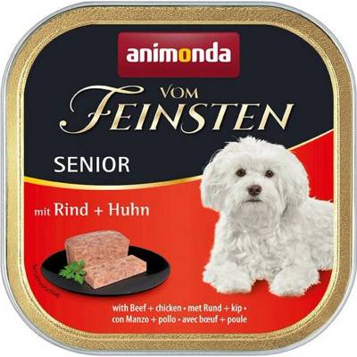 Animonda Dog Vom Feinsten Senior smak: wołowina z kurczakiem 150g