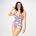 Biba Бански костюм Biba Sophia Cross Back Swimsuit - Geo Print