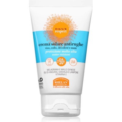 Helan VOGLIA DI SOLE FOUR RESPECT Sun Cream SPF50+ крем против бръчки за тен SPF 50+ 50ml
