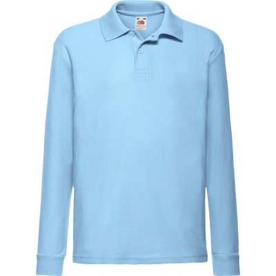 Fruit of the Loom Polokošile s dlouhým rukávem 63-201-0 Sky Blue