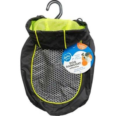 DUVOPLUS Buddies on the go! Pršiplášť pre psa čierno