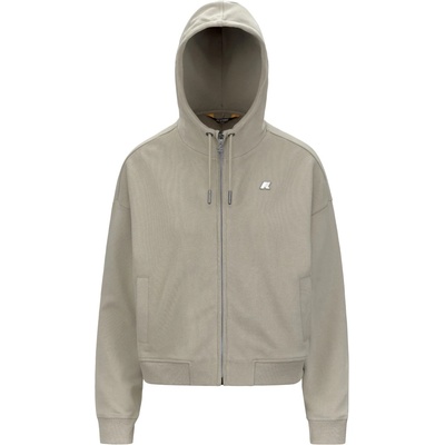 K-Way Дамско ежедневно яке K-Way Women's Arwen Fleece Peach Casual jacket - White Gardenia - размер XS (103-2768-0215)