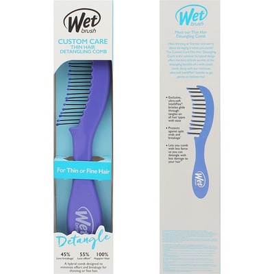 Wet Brush Thin Hair Detangling Comb Purple