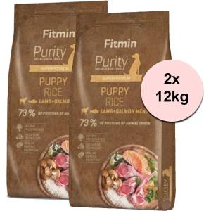 Fitmin Purity Puppy Рис с агнешко и сьомга 2 x 12 кг