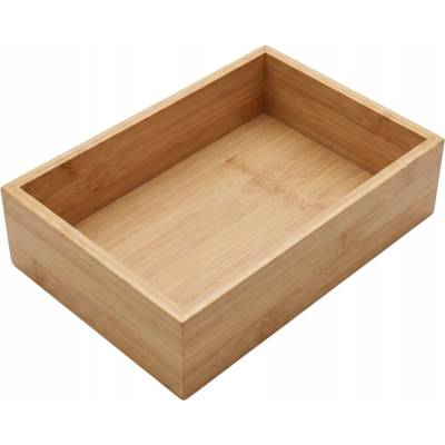 BAMBUSOVÝ STOLNÍ ORGANIZÉR BEŽOVÝ 15X23X7 CM MATNÝ DO KANCELÁŘE