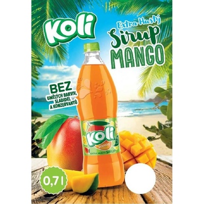 Koli sirup Extra hustý mango 0,7 l