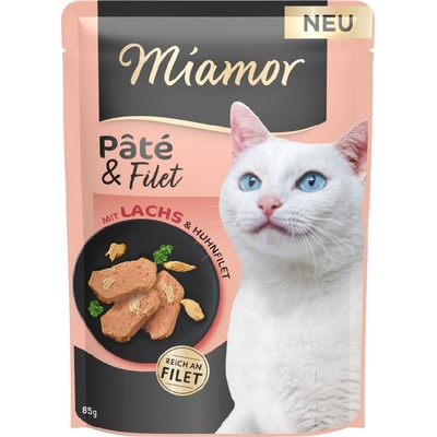 Miamor Pâté & Filet losos 30 x 85 g