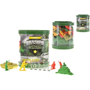Mikro Trading Sada vojáci 2 tanky + 2 vojska 53ks v sáčku