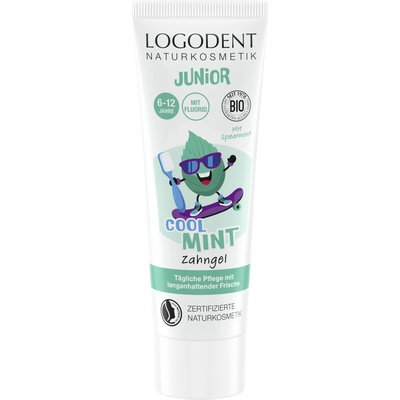 LOGONA Zubná gélová pasta Junior Cool Mint 75 ml