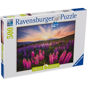 Ravensburger Пъзел Ravensburger от 500 части - Лупини (17492)