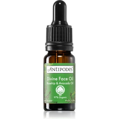 Antipodes Divine Face Oil Rosehip & Avocado Oil защитен серум против първите признаци на стареене на кожата 10ml