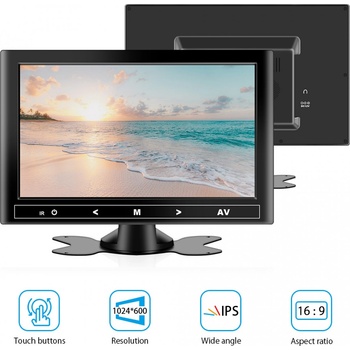 Smart Technology 7" LED монитор Smart Technology HD Monitor, Тъч бутони, HD, IPS, 16: 9, Дистанционно (Smart Technology HD Monitor)