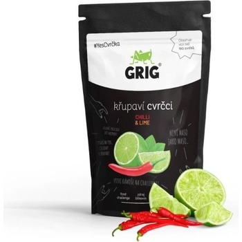 Grig Sušené cvrčky Chilli & Limetka 20 g