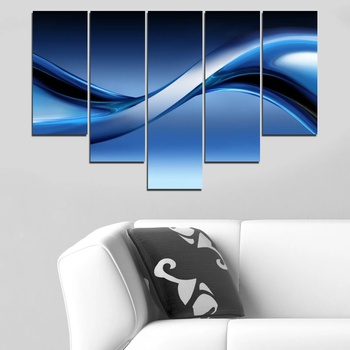 Vivid Home Декоративни панели Vivid Home от 5 части, Абстракция, PVC, 160x100 см, 6-та Форма №0085